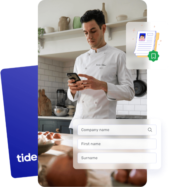 Tide - Register your company