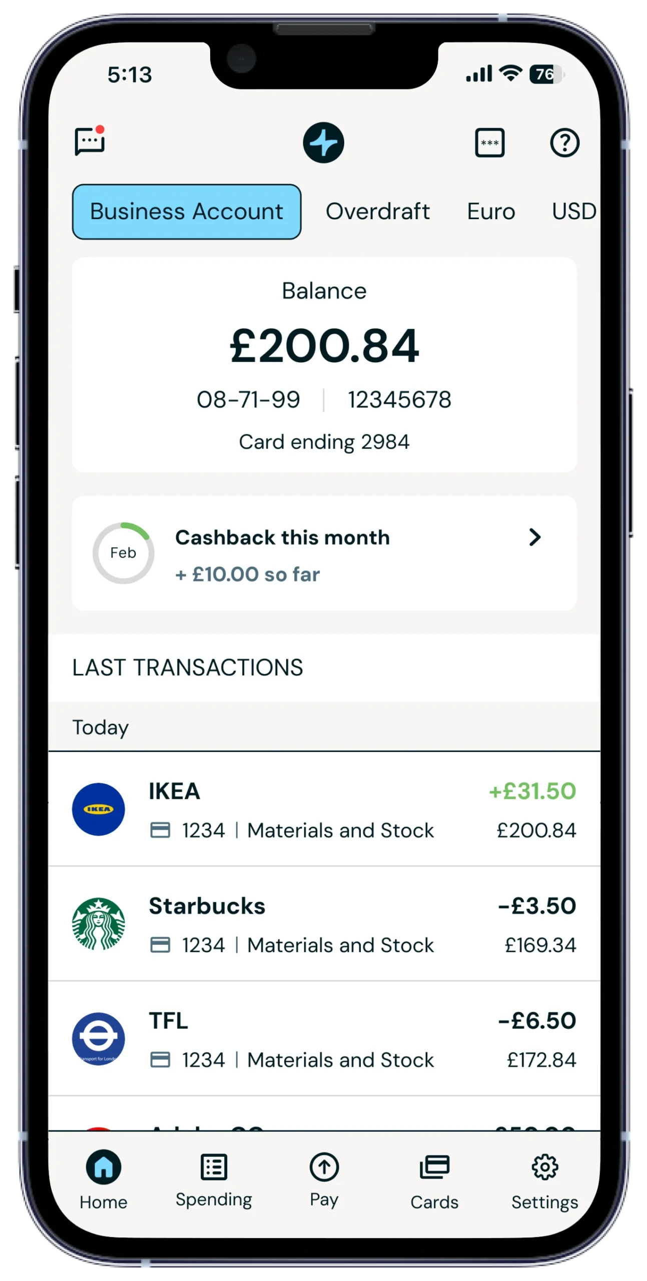 zempler business bank account