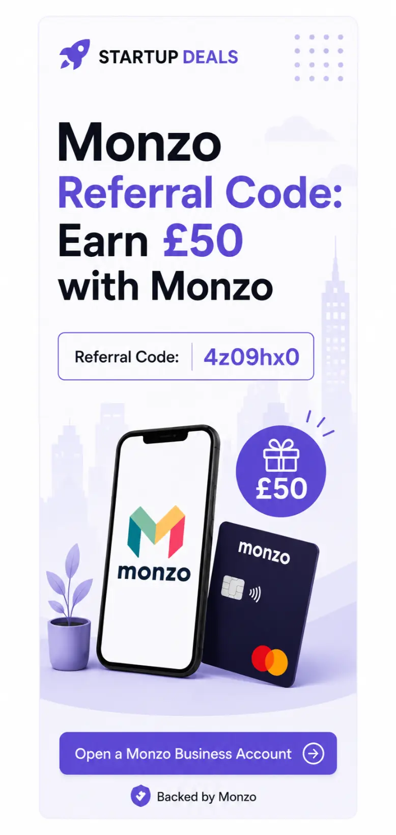 monzo referral code
